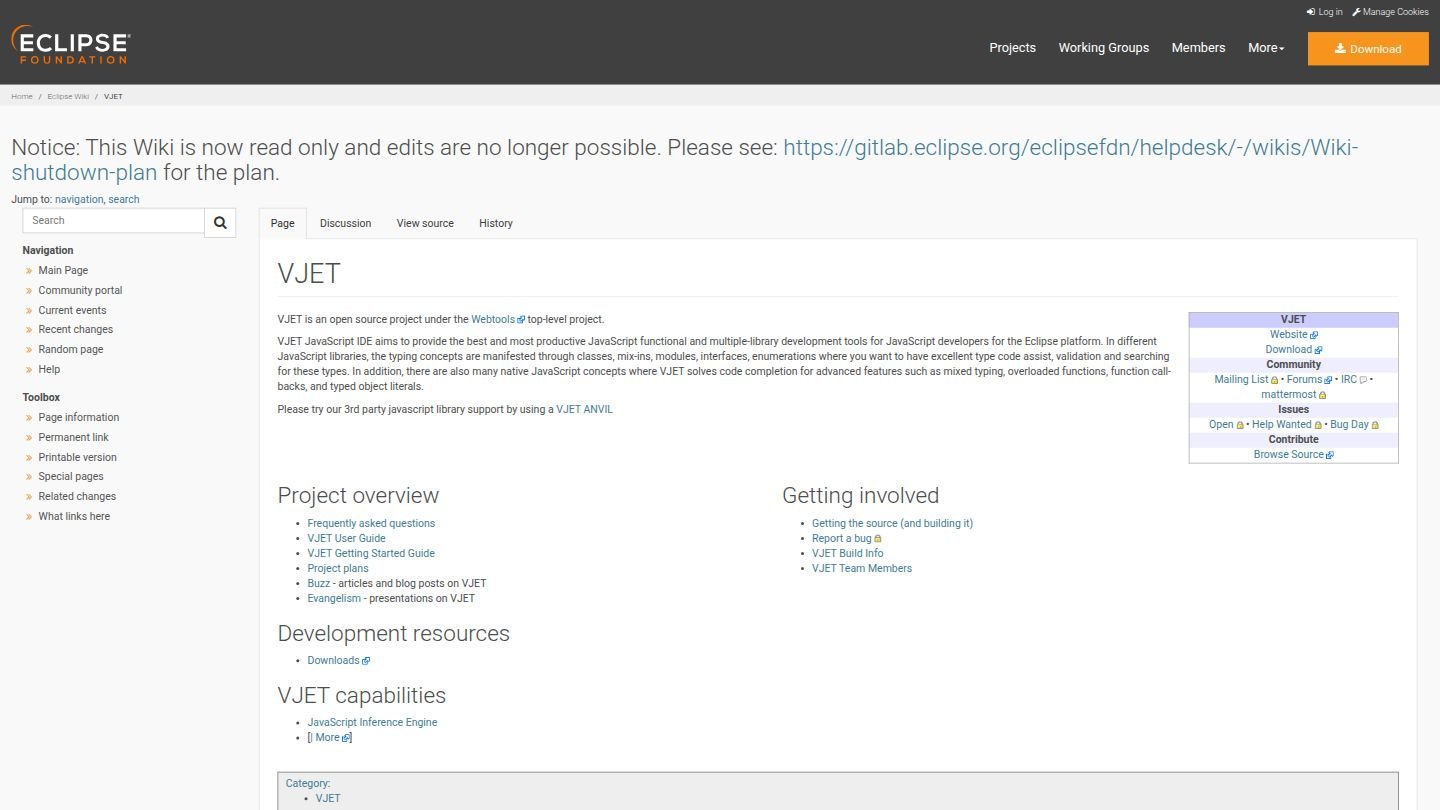 VJET JavaScript IDE